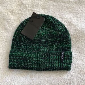 Hurley M Max Cuff 2.0 Beanie. OS Green/Black NWT
